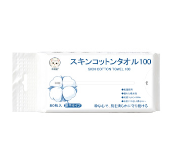 スキンコットンタオル100